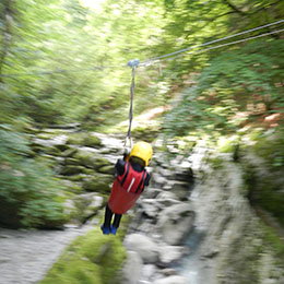 Ziplining